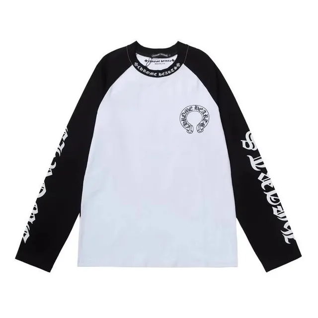 Raglan Long Sleeve Tee Chrome Hearts Logo