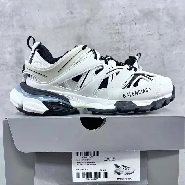 Balenciaga Track LED Sneaker White/Black