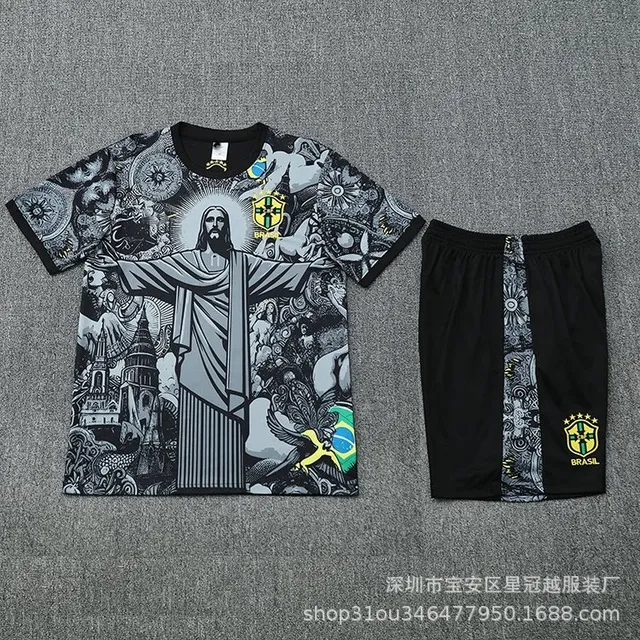 Adidas Brazil National Team Kit Christ the Redeemer Graphic