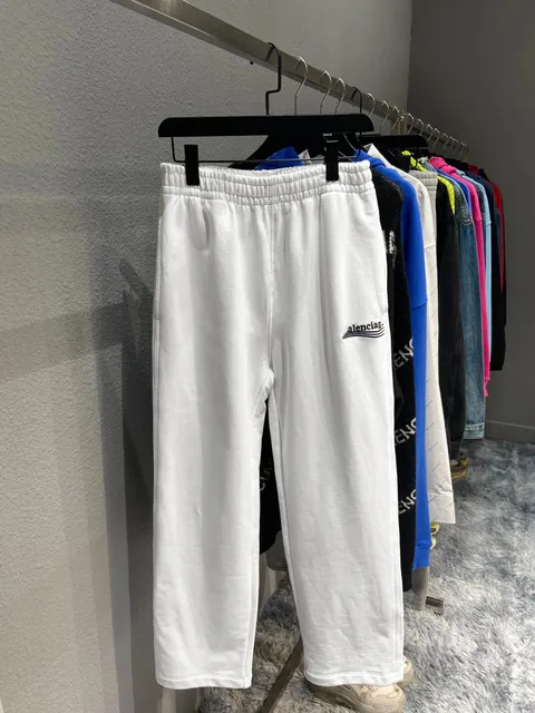 Balenciaga Logo Sweatpants Embroidered Logo