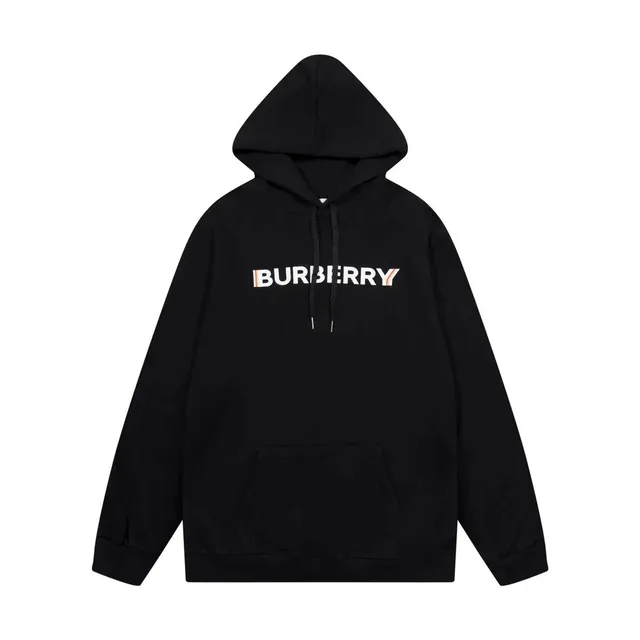Burberry Logo Hoodie Classic Check Logo