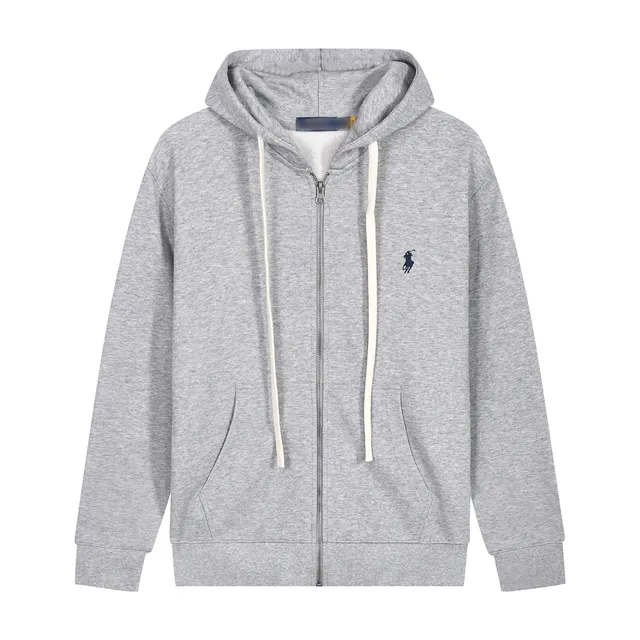 Polo Ralph Lauren Full-Zip Hoodie Heather Grey