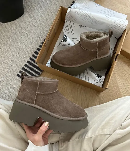 UGG Platform Mini Boot Suede