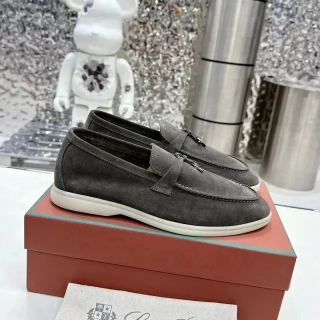 Loro Piana Loafer Suede with Tassel Detail