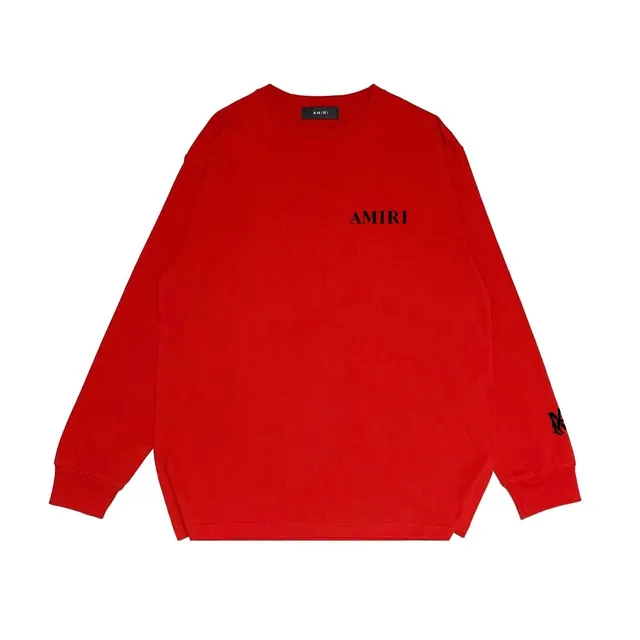 Amiri Long Sleeve Tee Logo Print