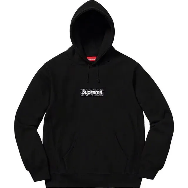 Supreme Box Logo Hooded Sweatshirt Black