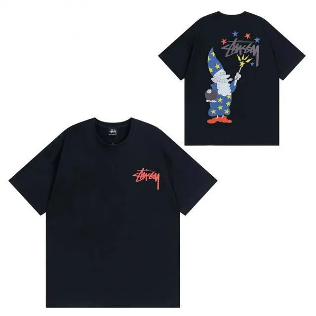 Stüssy Wizard Graphic Tee Sorcerer Print