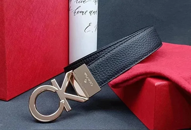 Calvin Klein CK Logo Belt Monogram Buckle