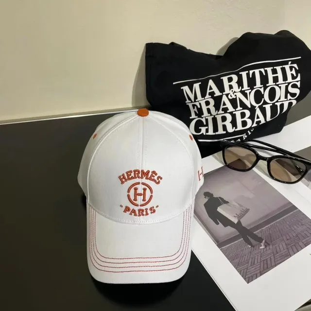 Baseball Cap Hermès Paris Embroidered