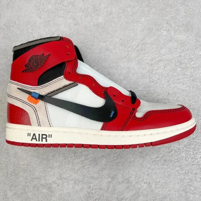 莞产纯原 AJ1 OW红联名