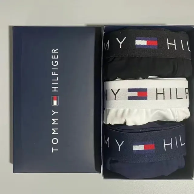 Tommy Hilfiger Boxer Briefs 3-Pack Logo Waistband