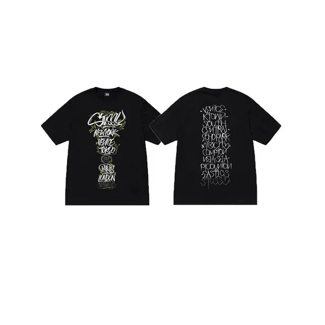 Stüssy Graphic Tee City Stack Print
