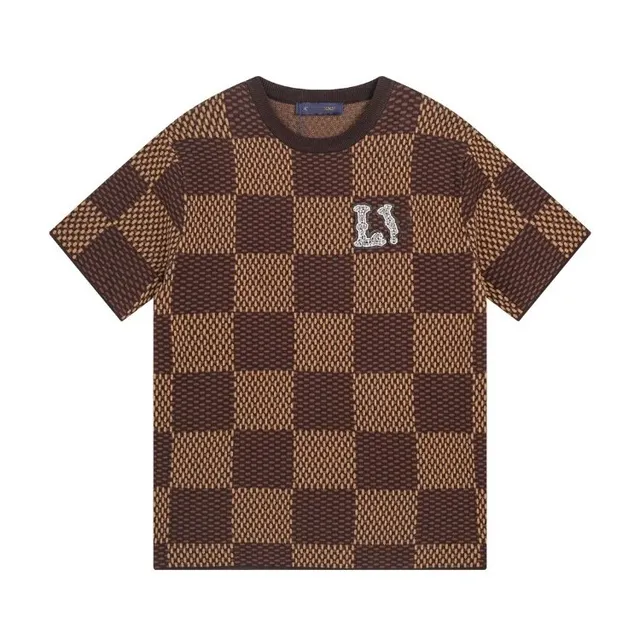 Louis Vuitton Knit T-Shirt Damier Pattern