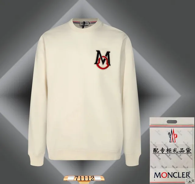 Moncler Crewneck Sweatshirt Logo Embroidered