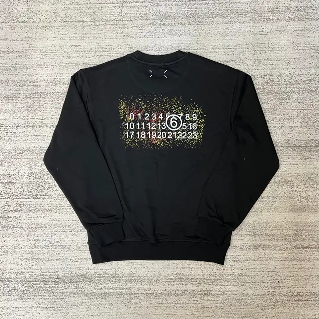 Maison Margiela Crewneck Sweatshirt Number Print