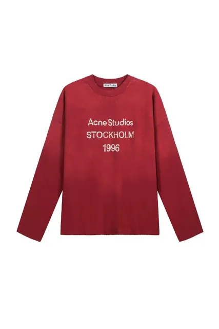 Acne Studios Long-Sleeve Tee Stockholm 1996 Print