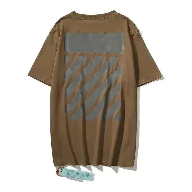 Off-White Diagonal Stripe Tee Reflective Diagonal Stripes