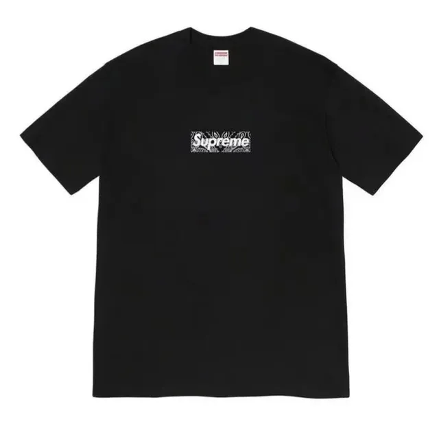Supreme Box Logo Tee Bandana Print