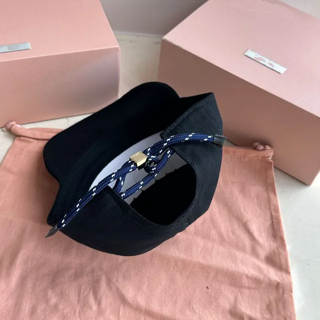 Balenciaga Visor Cap Navy Rope Detail