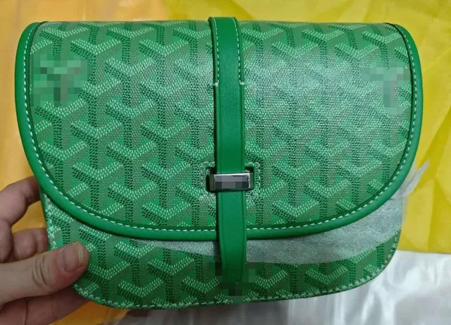 Goyard Saint Louis Green Goyardine Canvas
