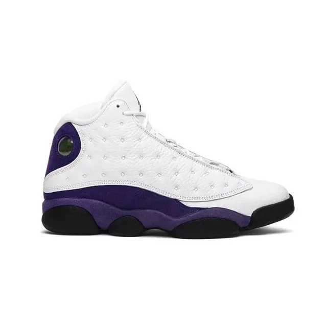 Air Jordan 13 Low White Purple