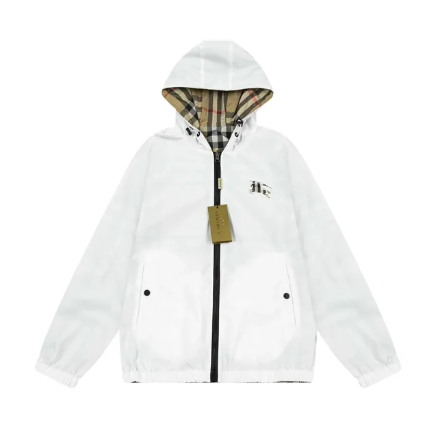 Burberry Hooded Windbreaker Check Lining