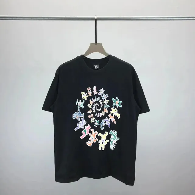 KAWS Graphic Tee Multicolor Spiral Bear