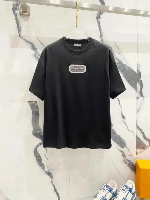 Dior T-Shirt Embroidered Logo Patch