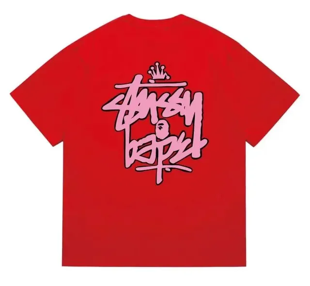 Stüssy × BAPE Graphic Tee Crown Logo