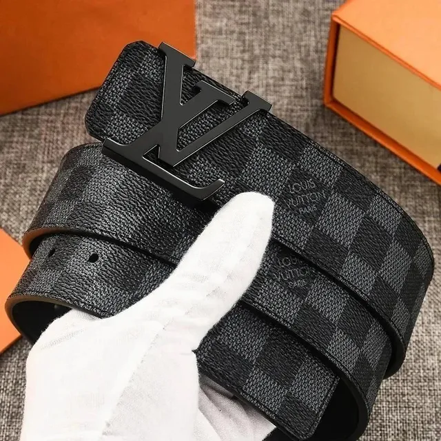 Louis Vuitton LV Belt Damier Graphite