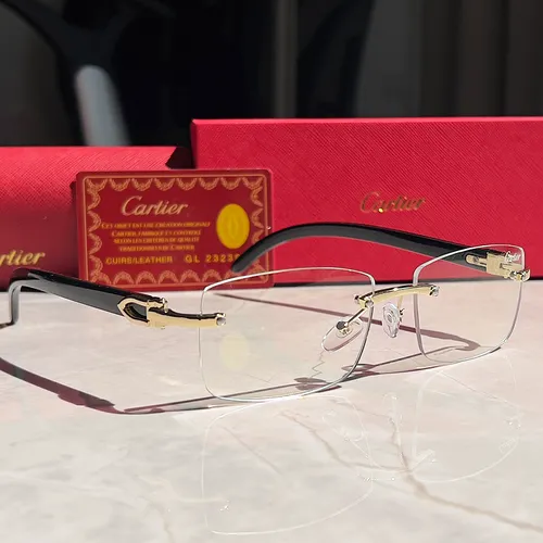 Cartier Juste un Clou Optical Frame Rimless with Gold Accents