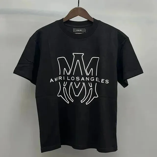 Amiri Logo Tee MM Los Angeles Outline