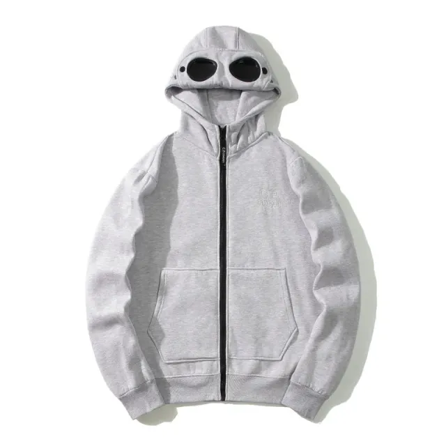 C.P. Company Goggle Hoodie Heather Grey