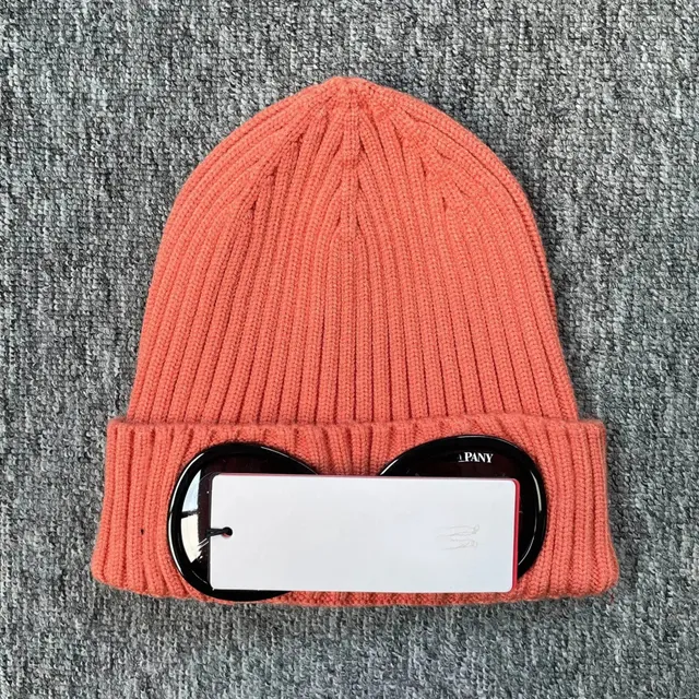 Palm Angels Ribbed Beanie Coral