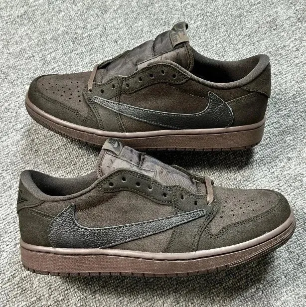 AJ1 TS倒钩9.0棕黑