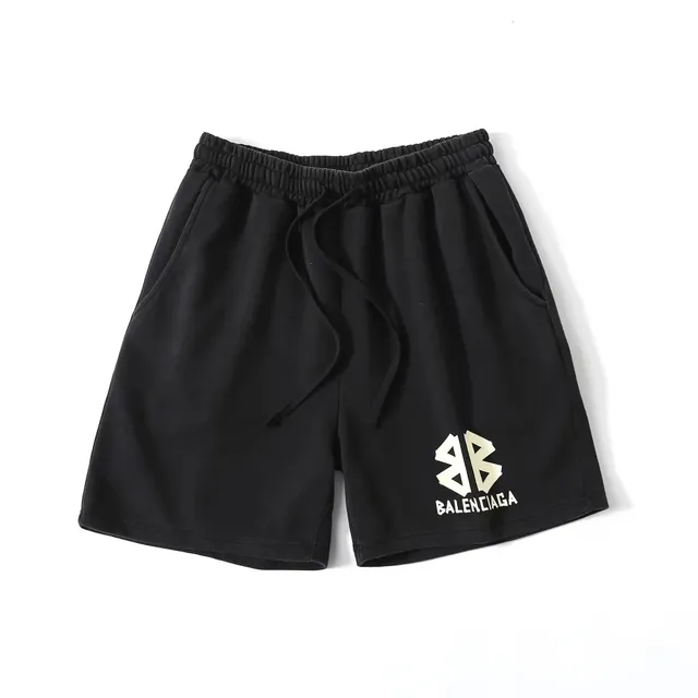 Balenciaga Logo Shorts BB Print