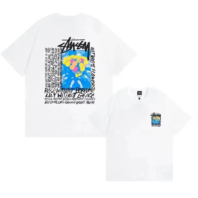 Stüssy Graphic Tee Nature's Flowers Print