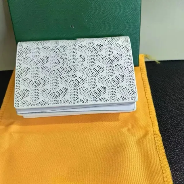 Goyard Saint Louis Wallet White Chevron