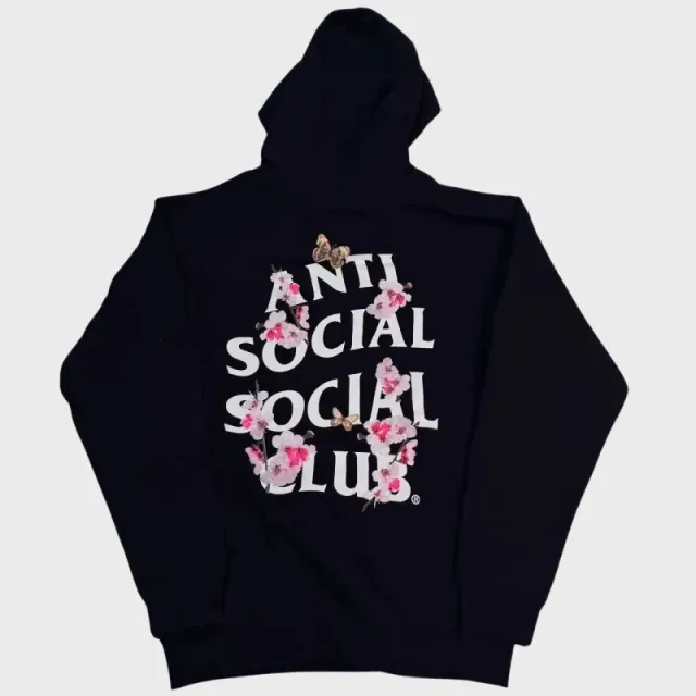 Anti Social Social Club Hoodie Floral Logo