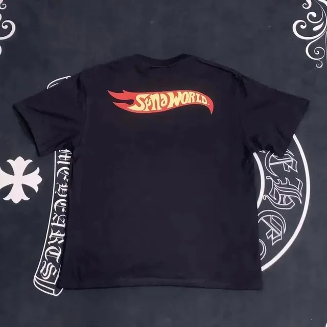 Chrome Hearts T-Shirt Hot Wheels Logo Print