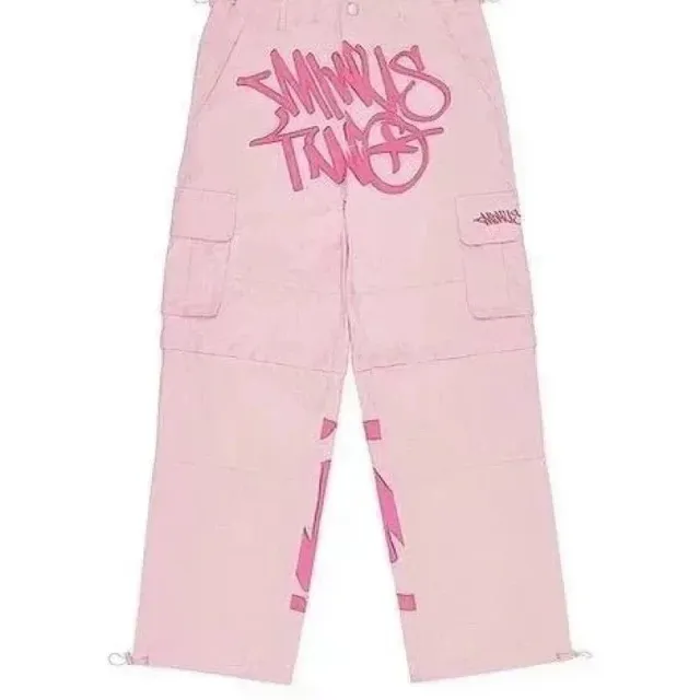 Broken Planet Cargo Pants Graffiti Print
