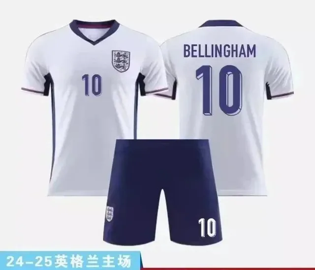 England National Team × Nike 24-25 England Home Kit Bellingham #10