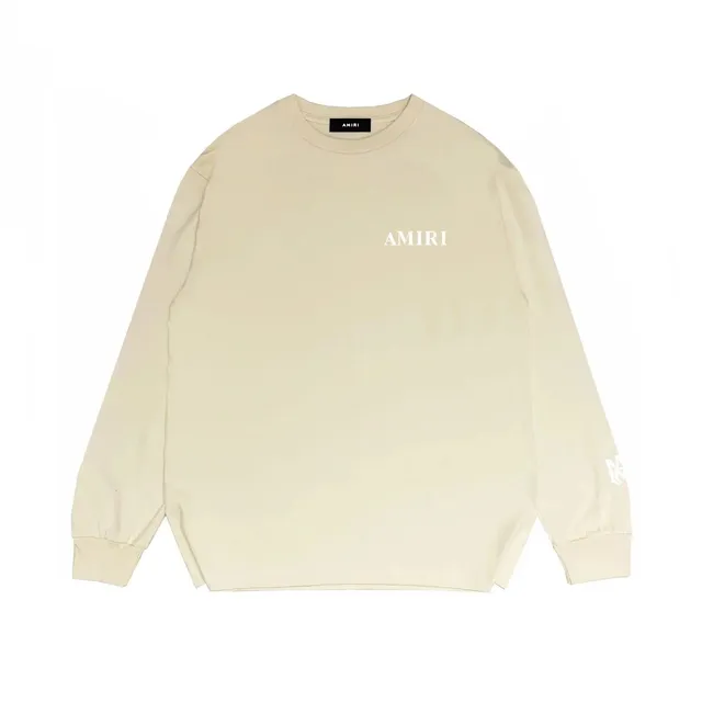 Amiri Long Sleeve Tee Logo Print