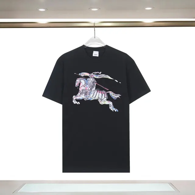 Burberry Equestrian Knight Tee Multicolor Print