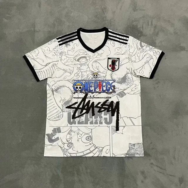 Adidas × Stüssy Japan National Team Jersey One Piece x Stussy Collaboration