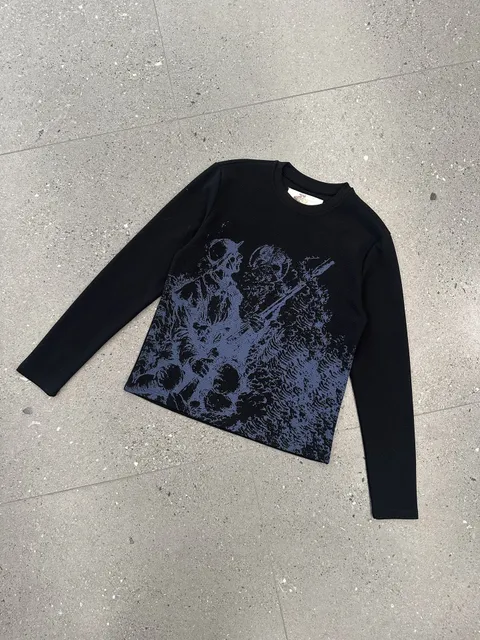 Gallery Dept. Long-Sleeve Top Moon Print