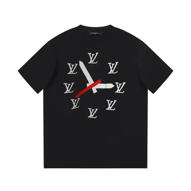 Louis Vuitton Clock T-Shirt LV Monogram Clock Print