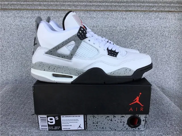 Air Jordan 4 Retro White Cement
