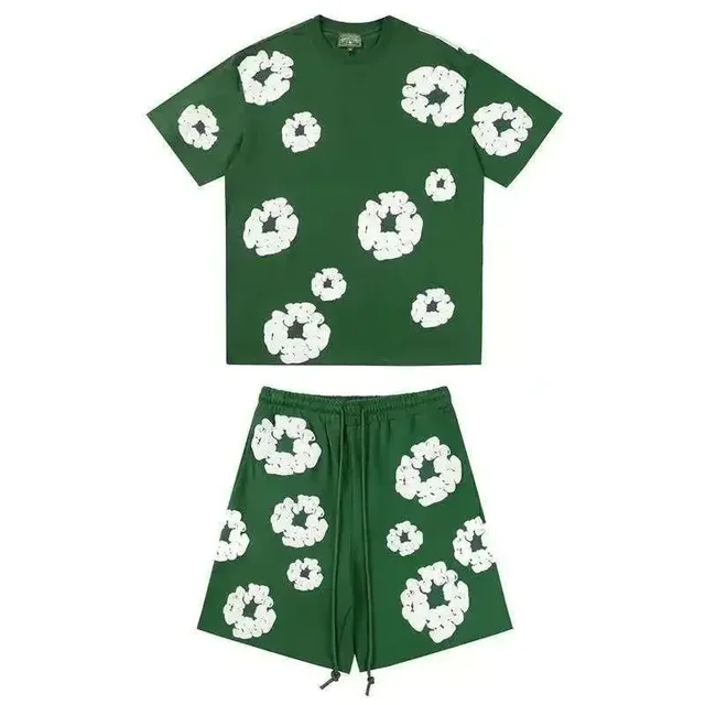 Denim Tears Scrunchie Set Floral Scrunchie Print
