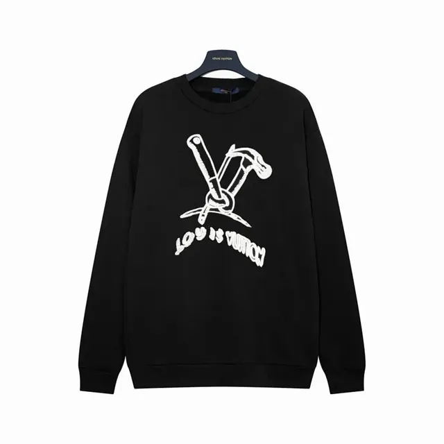 Louis Vuitton Crewneck Sweatshirt Hammer and Sickle Print
